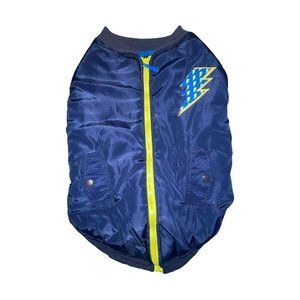 NWT Top Paw Lightning Bolt Navy Blue Thick Fleece Lined Zipper Winter Coat XL